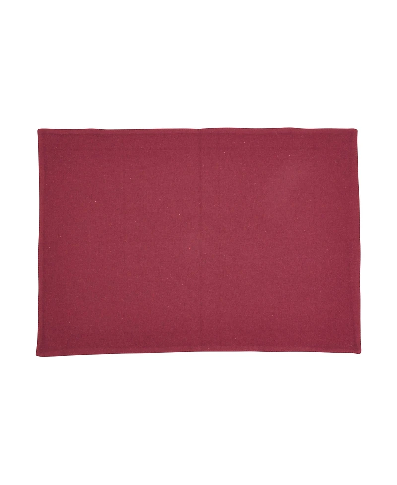 Saro Lifestyle Rustic Plaid Placemat and Napkin Set, Set of 8