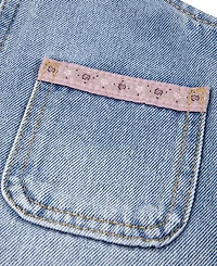 Levi's Baby Girls Long-Sleeve Bodysuit and Denim Skirtall, 2-Piece Set