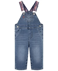 Levi's Baby Girls Heart Pocket Denim Sleeveless Overalls