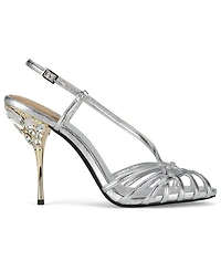 Jeffrey Campbell Women's Epiphany Embellished Open-Toe Strappy High-Heel Sandals