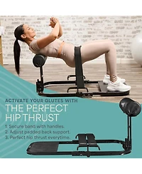 LifePro GluteBlast Hip Thrust Machine - Premium Home Gym Equipment for Glutes, Hips & Thighs