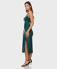 Alex & Sophia Juniors' V-Neck Strappy Dress