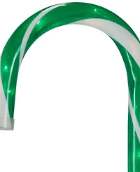 Northlight Lighted Candy Cane Outdoor Christmas Pathway Markers, Set of 6