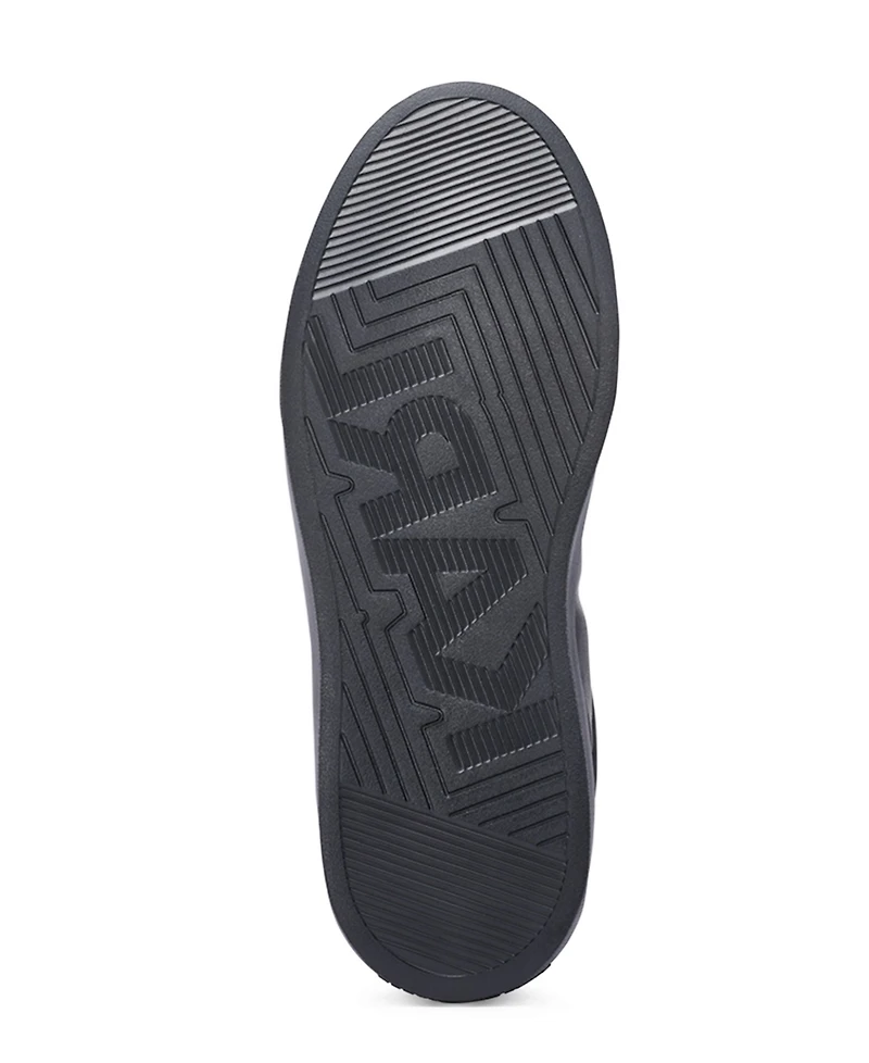 Karl Lagerfeld Paris Men's Leather Side Sneaker