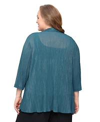 Alex Evenings Plus Scoop Neck Top