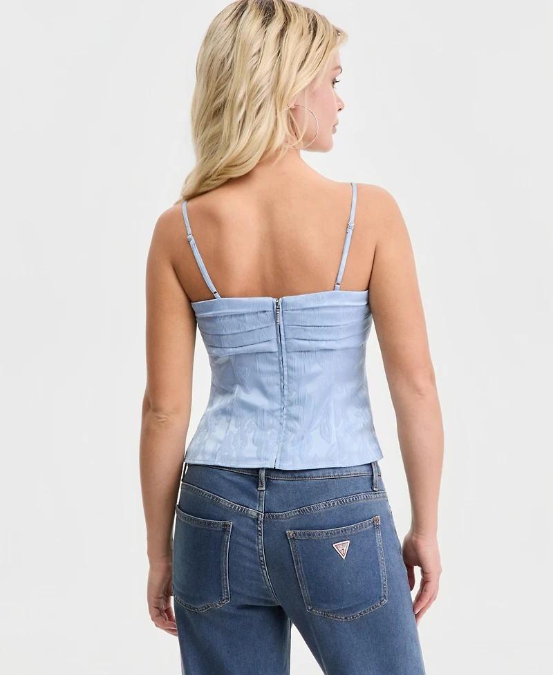 Guess Women's Arlo Pleated Top