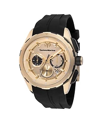 Technomarine Men's Tm- Ocean Quartz Chronograph Gold Dial Watch