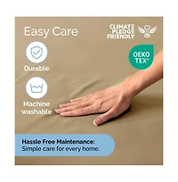 Cgk Unlimited Extra Deep Pocket 18 - 24 Inch Microfiber Fitted Sheet California King