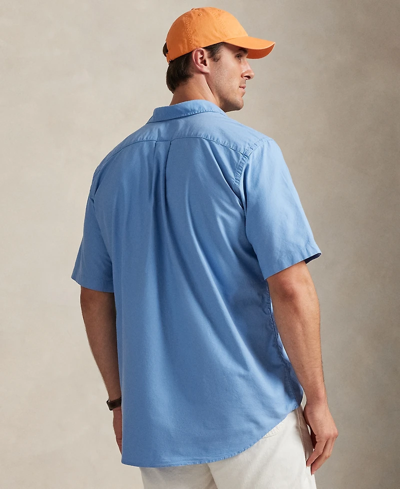 Polo Ralph Lauren Men's Big & Tall Garment-Dyed Oxford Shirt