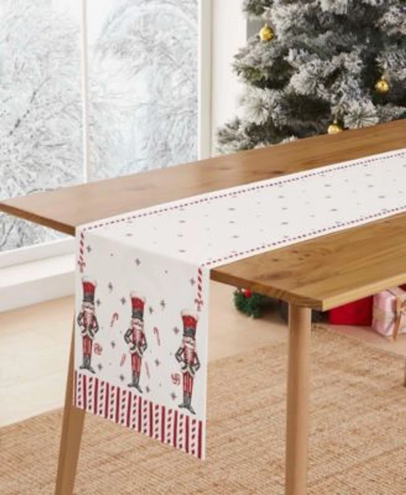 Avanti Nutcracker Candy Table Linen Collection