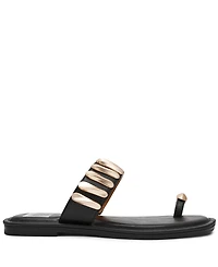 Dv Dolce Vita Women's Jayson Jewelry Embellished Thong Toe Ring Flat Sandals
