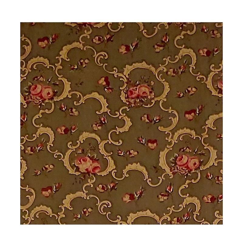 Rlf Home Fani Provance 3" Rod Pocket Lining Luxurious and Elegant Window Treatment Valance 50" x 15" Hunter