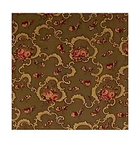 Rlf Home Fani Provance 3" Rod Pocket Lining Luxurious and Elegant Window Treatment Valance 50" x 15" Hunter