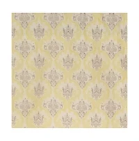 Rlf Home Aliki Regal 3" Rod Pocket Lining Luxurious and Elegant Window Treatment Valance 50" x 17" Yellow