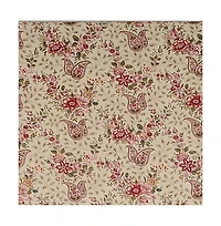 Rlf Home Loulia Provance 3" Rod Pocket Lining Luxurious and Elegant Window Treatment Valance 50" x 15" Cream