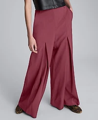 Kenneth Cole Women's Inverted Pleat Wide Leg Pants