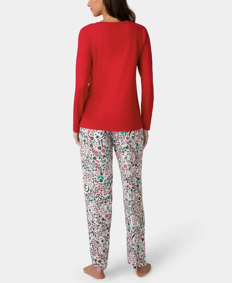 Hue Women's Timeless Jersey Folded Set