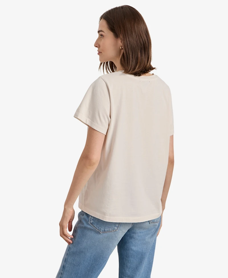 Sanctuary Women's Crewneck Graphic Tee Top