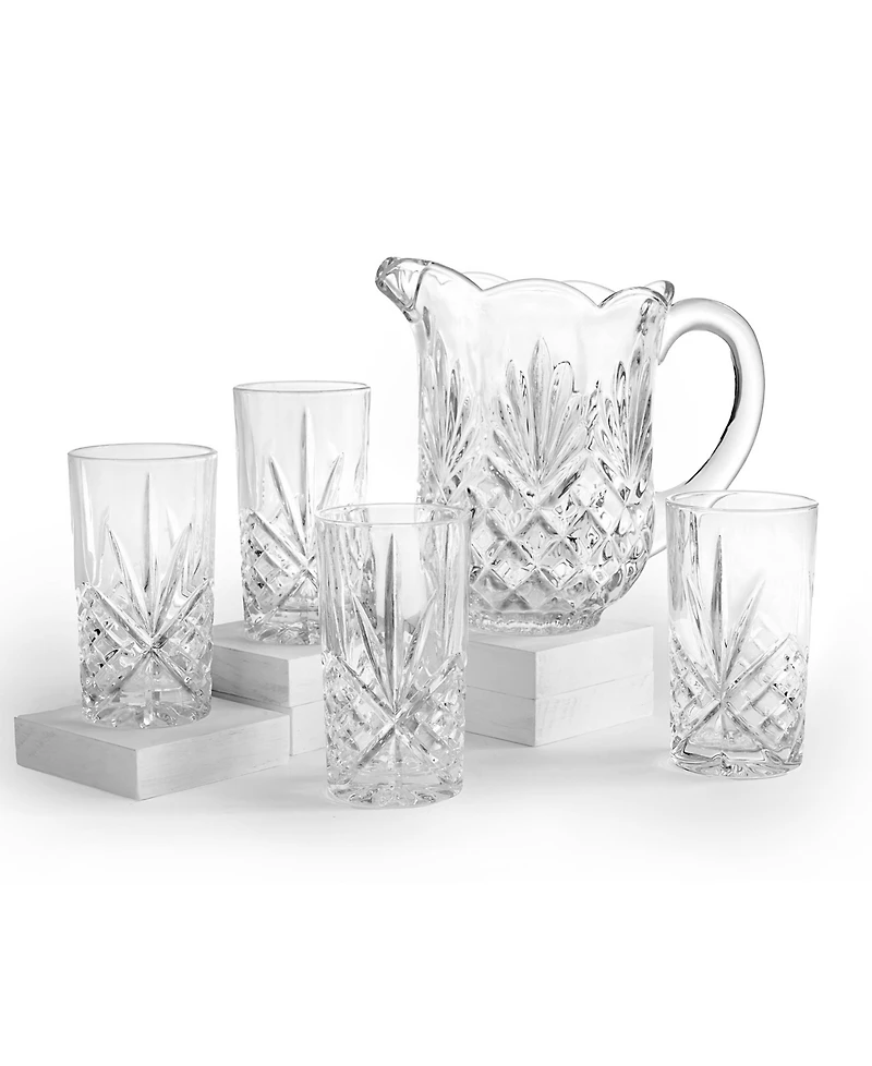 Godinger Dublin Crystal Highball Glasses, Set of 8