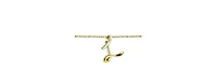 GiGiGirl Stylish 14K Gold Plated Initial Necklace