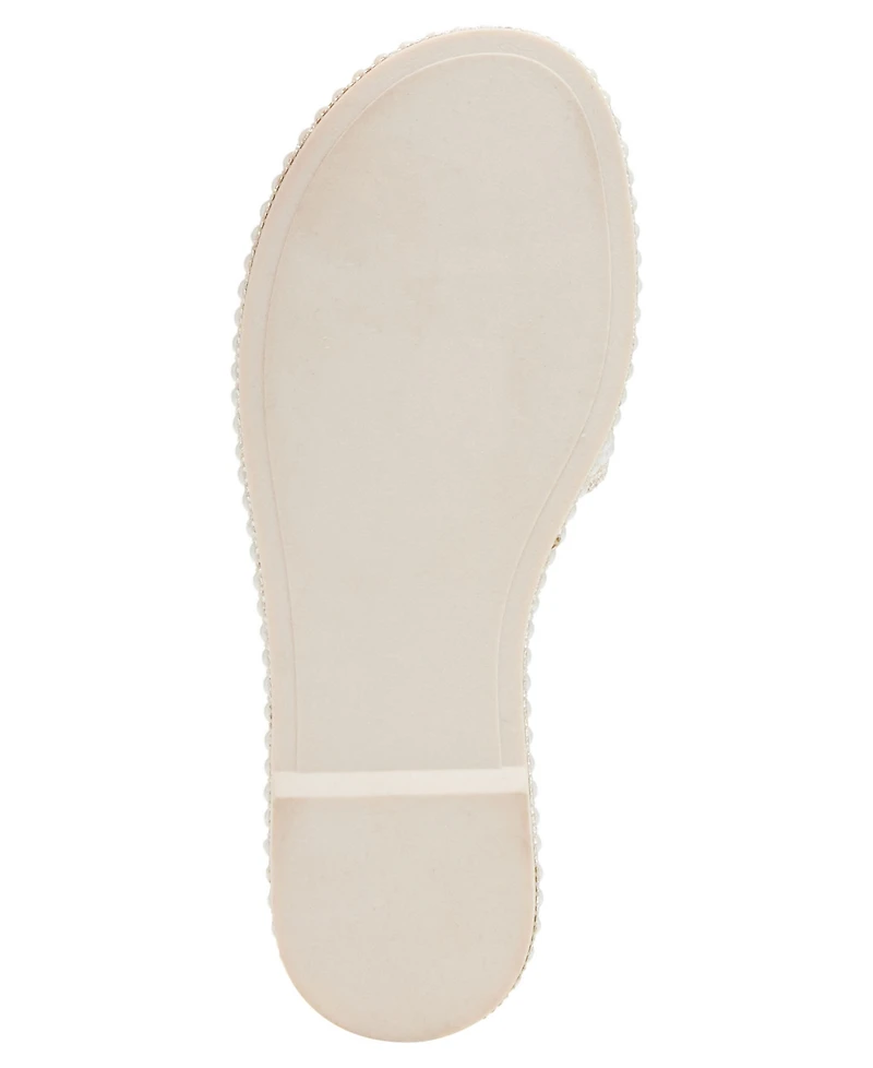 Madden Girl Addiie Rhinestone Platform Slide Sandals