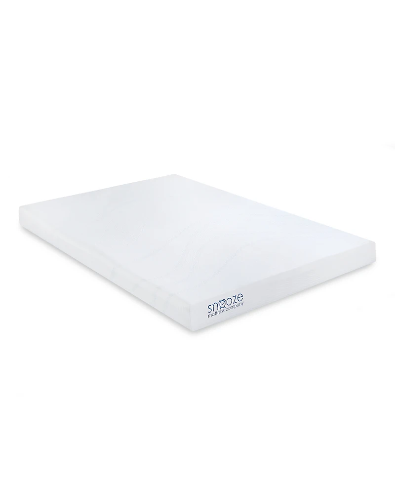 Snooze Dual Layer Gel Memory Foam 6" Firm Mattress, Twin