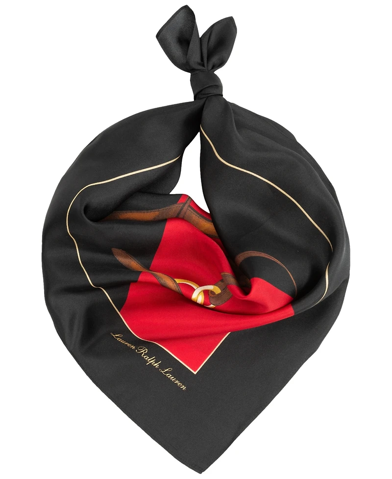 Lauren Ralph Lauren Holiday Equestrian Square Scarf