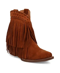 Dingo Women's Tapadero Suede Bootie