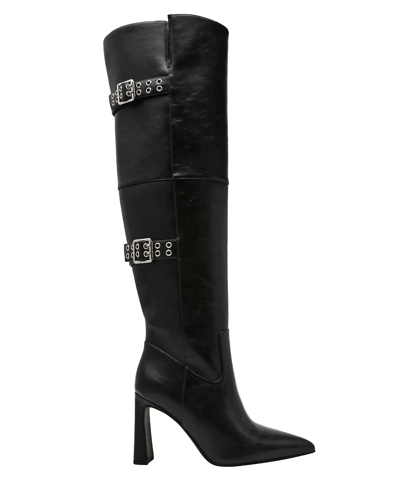 Wild Pair Women's Vivii Over-The-Knee Buckle Boots, Macy's Exclusive