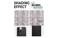 Superior Leaves Modern Bohemian Back Tab Blackout Curtain Set