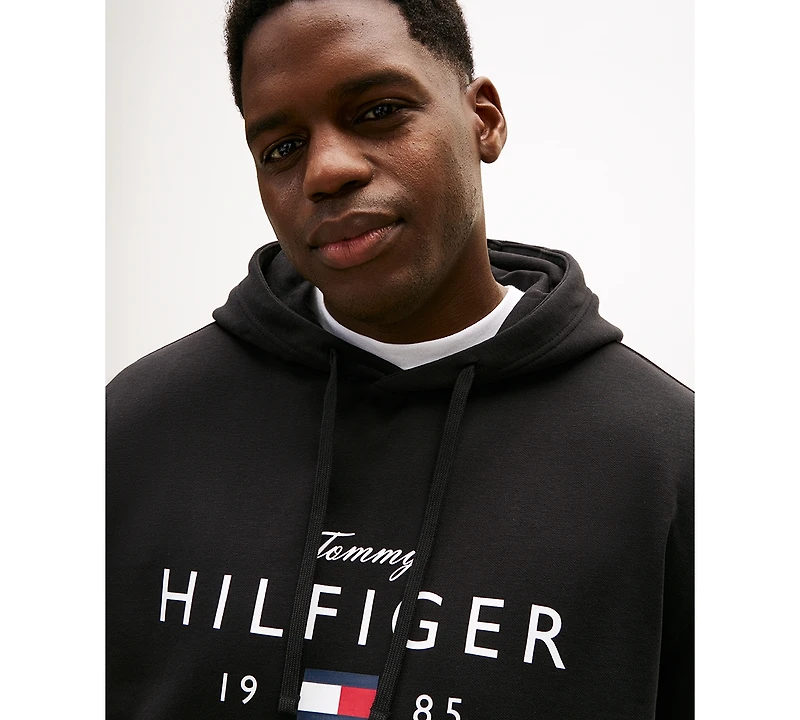 Tommy Hilfiger Men's Big & Tall Regular-Fit Hooded Sweatshirt
