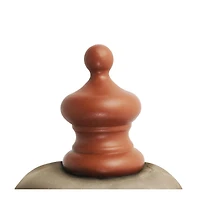 Garden Parasol with Wooden Pole 137.8" Taupe