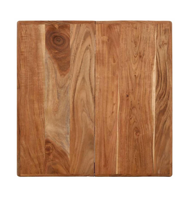 vidaXL Bistro Table 23.6"x23.6"x29.9" Solid Acacia Wood