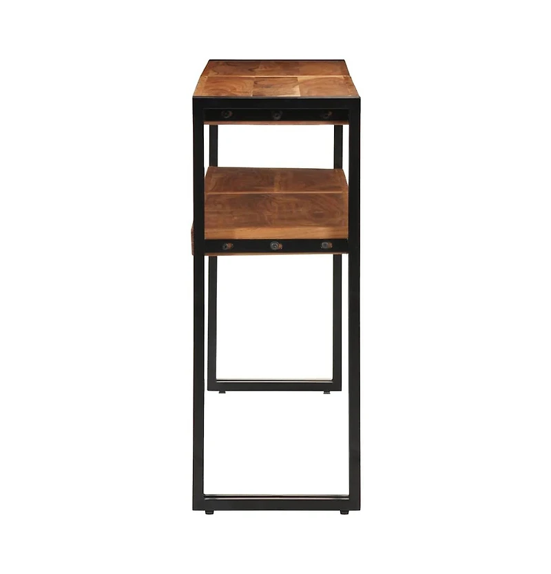 Console Table 59.1"x11.8"x29.5" Solid Acacia Wood