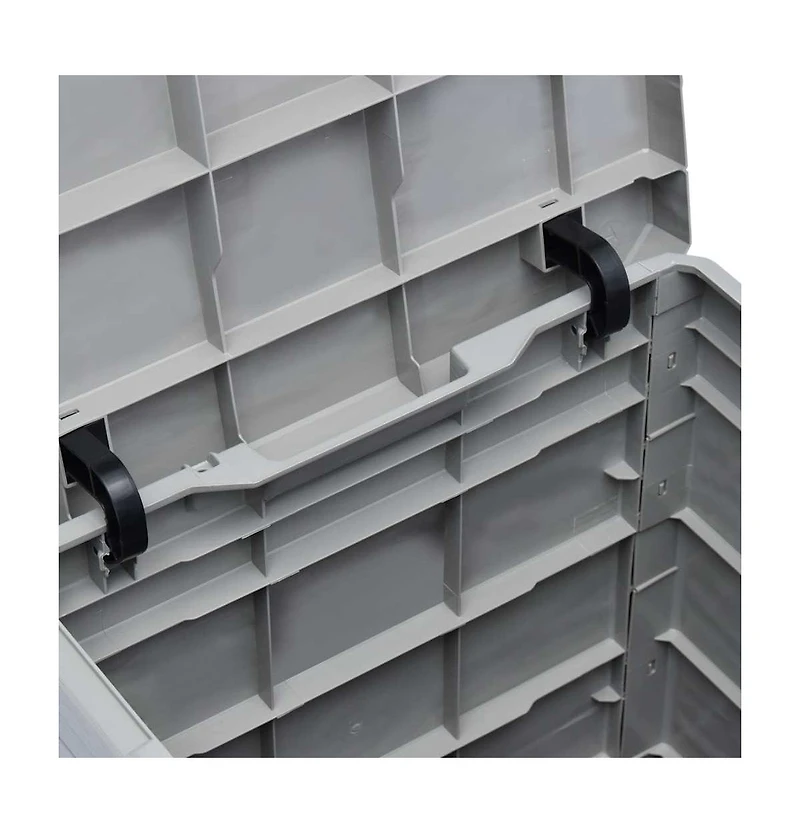 Patio Storage Box 23.8 gal Light Gray