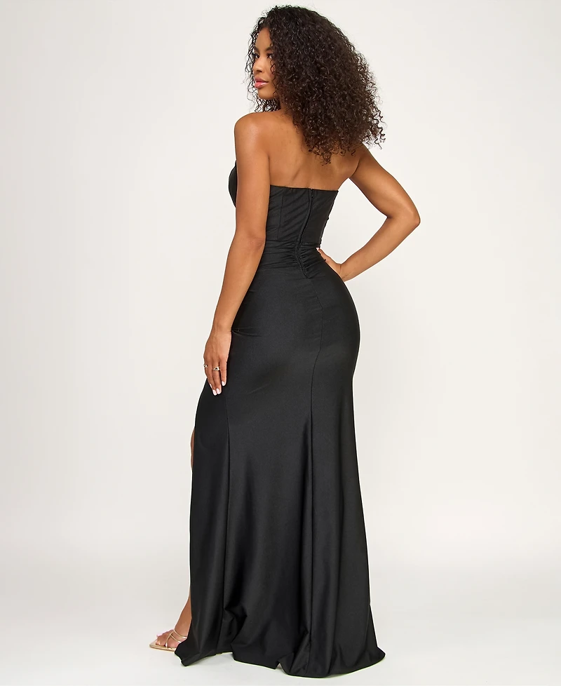 Katia Rae Junior's Strapless Corset Gown