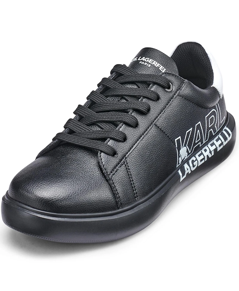 Karl Lagerfeld Paris Men's Spillover Side Logo Sneakers
