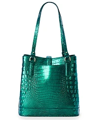 Brahmin Fiora Melbourne Embossed Leather Shoulder Bag
