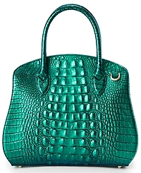 Brahmin Rosetta Melbourne Medium Leather Satchel Bag