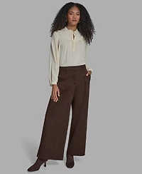 Bcbg Women's Pleated Wide-Leg Pants