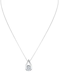 Sirena Lab Grown Diamond Pear Shape Pendant Necklace (-/2 ct. t.w.) 14K Yellow Gold (also White Gold