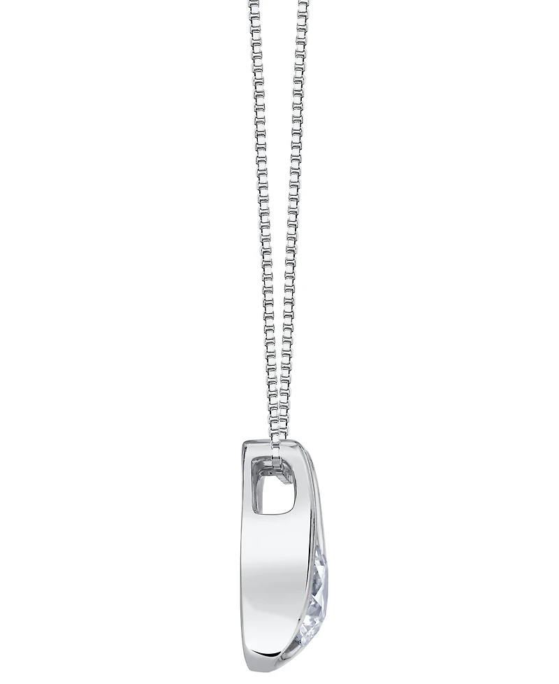 Sirena Lab Grown Diamond Horseshoe Pendant Necklace ( ct. t.w.) 14K Yellow Gold (also White Gold