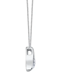 Sirena Lab Grown Diamond Horseshoe Pendant Necklace ( ct. t.w.) 14K Yellow Gold (also White Gold