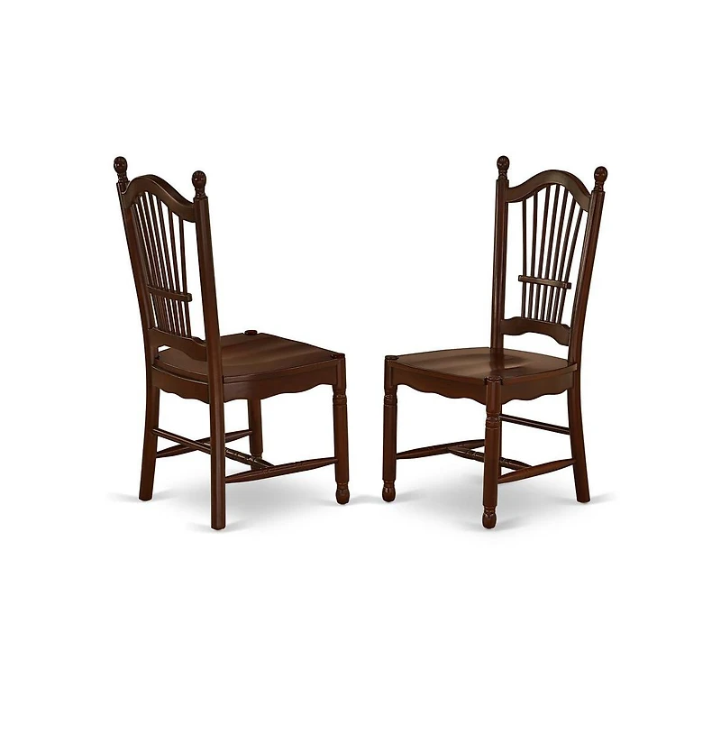 East West Furniture Dining Room Set Mahogany
