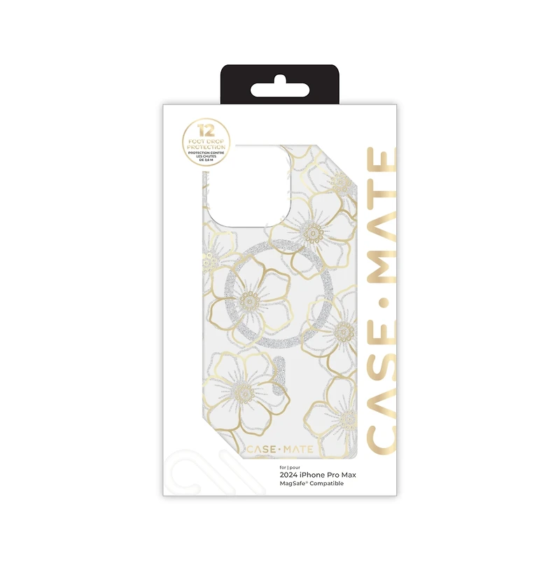 Case-Mate Floral Gems MagSafe Case for Apple iPhone 16 Pro Max