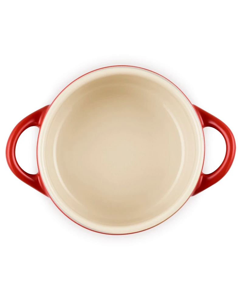 Le Creuset Stoneware Holly Collection 8 oz. Mini Cocotte
