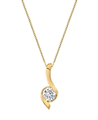 Sirena Lab Grown Diamond Signature Pendant Necklace (1-1/2 ct. t.w.) in 14K White Gold (also in 14K Yellow Gold)