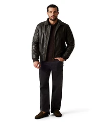 Guess Men's Aviator Zip-Front Jacket