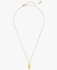 kate spade new york Cubic Zirconia Taxi Pendant Chain