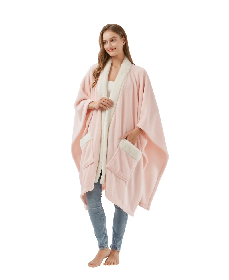 Premier Comfort Cozy Plush Printed Wrap, 50" x 70", Exclusively at Macy's